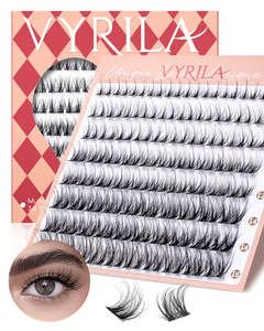 Wispy Lashes Nad&yacute;chan&eacute; řasy D Curl Lashes Clusters