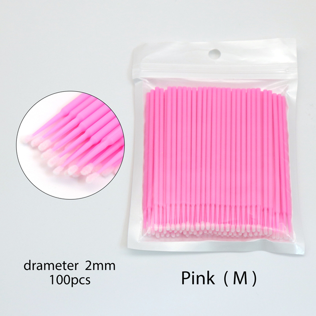 Кристальные микрокисти для макияжа для наращивания ресниц