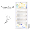 BEFER 4D Premade Fan Wimpers Lang Skerp Stem Puntige Base Premade Volume Fan 