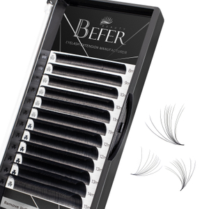 Zgjatje qerpik&euml;sh 0,05CC Mix-8-15mm Zgjatje Easy Fan Lashes
