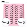 20 Pares ng 3D na Maliliit na Pilikmata Maling Eyelashes Faux Mink Eyelashes