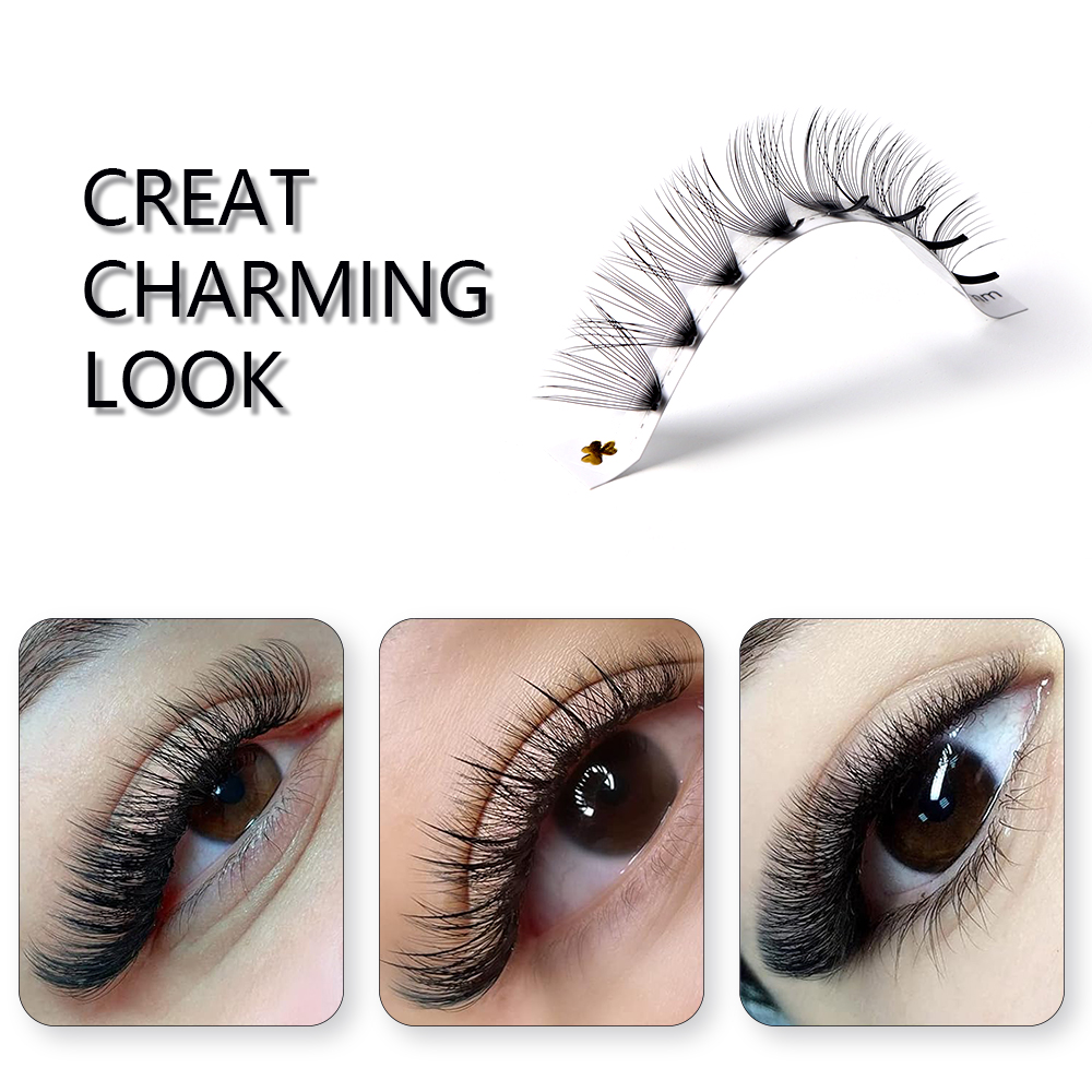 D Krul Wimpers Extensions Premade Fans Wimper Extensions