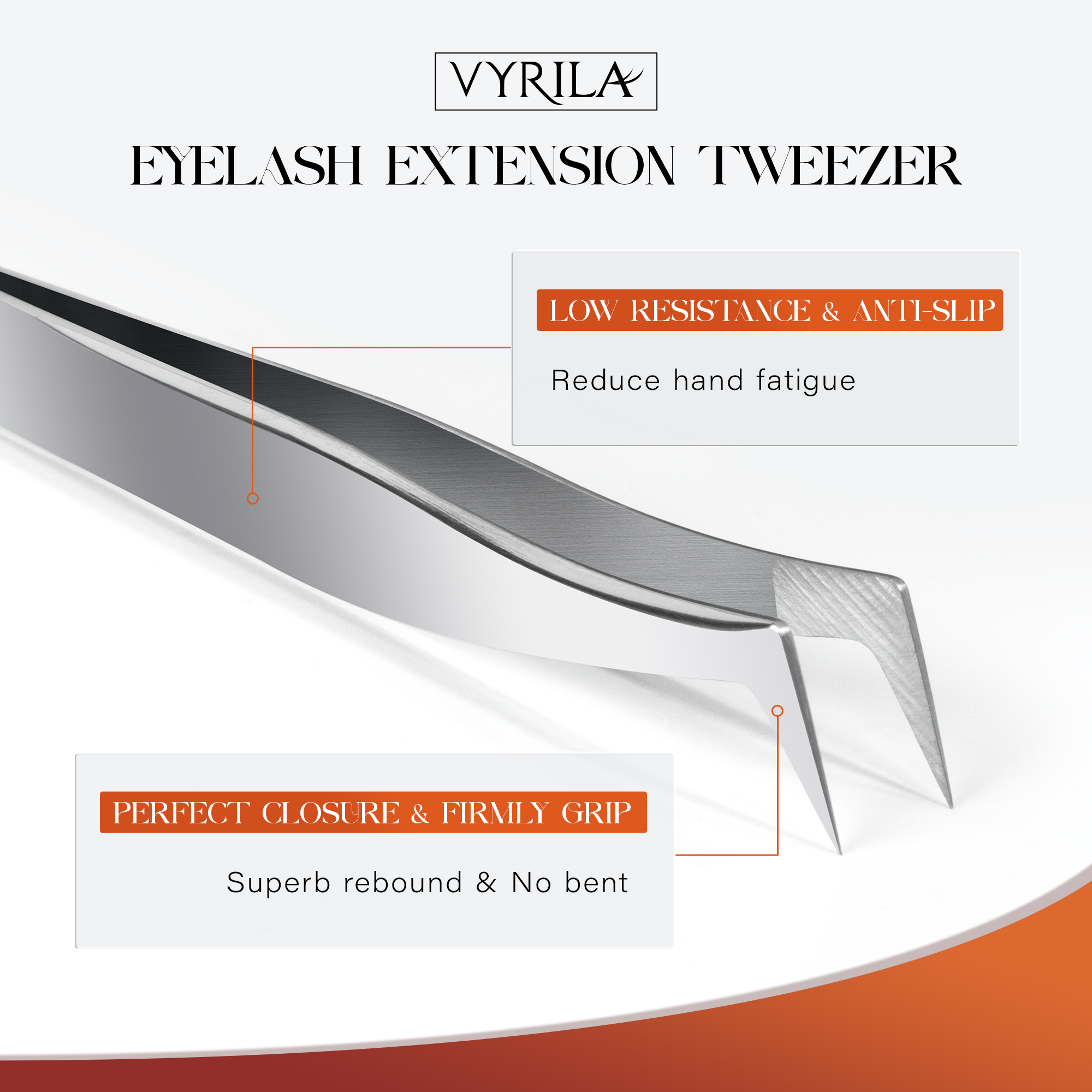 Eyelash Extension Pincet til Vipper Lash P