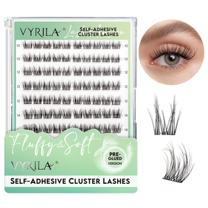 VYRILA selvkl&aelig;bende vippeklaser Ingen lim n&oslash;dvendig DIY Eyelash Extensions Pre Limed-Charm