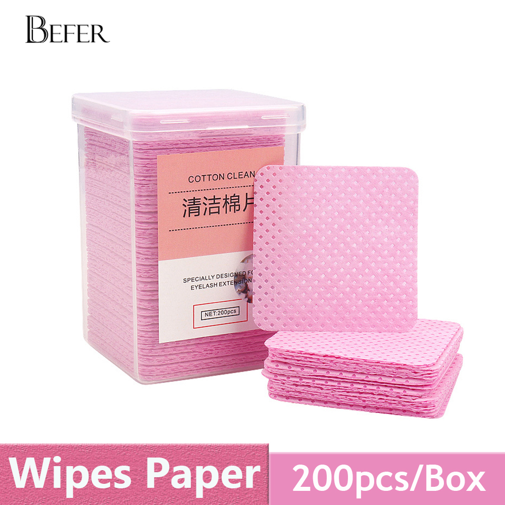Wimperverlengende Gom Wipes Absorberende Sagte Wimper Gom Wipes
