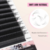 4D W Shape &ouml;gonfransf&ouml;rl&auml;ngning Premade Fan Lash Extension