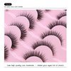 20 Pares ng 3D na makikislap na pilikmata Maling pilikmata Faux Mink Eyelashes